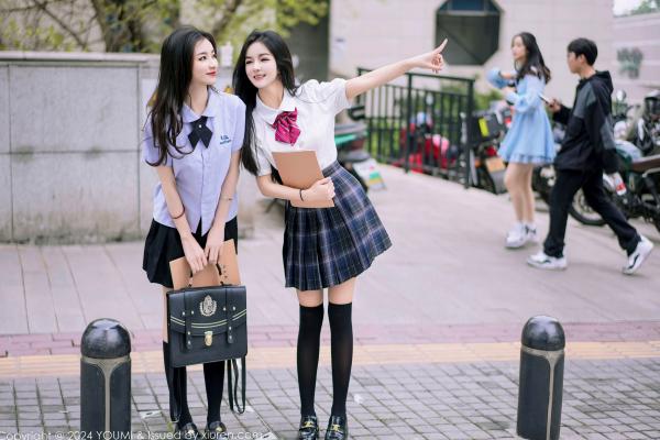    YouMi尤蜜荟-1057-鱼尾fish&小茶茶-绝美私房艺术写真-校园制服诱惑-油感诱惑-极致视觉盛宴第1张图片