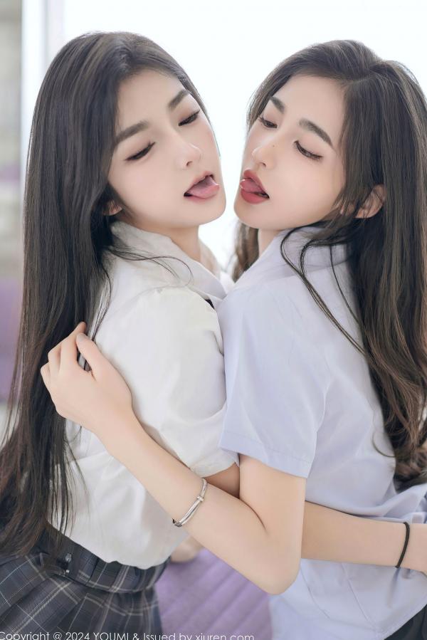   YouMi尤蜜荟-1057-鱼尾fish&小茶茶-绝美私房艺术写真-校园制服诱惑-油感诱惑-极致视觉盛宴第103张图片
