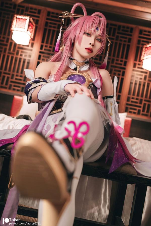    Tokar浵卡-崩坏星穹铁道符玄Cosplay私房照-性感大尺度动漫角色扮演第5张图片