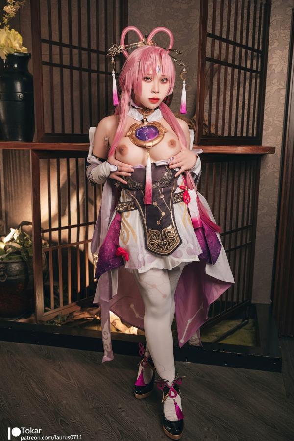    Tokar浵卡-崩坏星穹铁道符玄Cosplay私房照-性感大尺度动漫角色扮演第9张图片