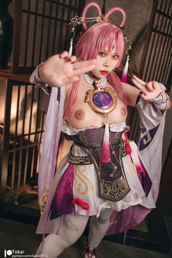    Tokar浵卡-崩坏星穹铁道符玄Cosplay私房照-性感大尺度动漫角色扮演第12张图片