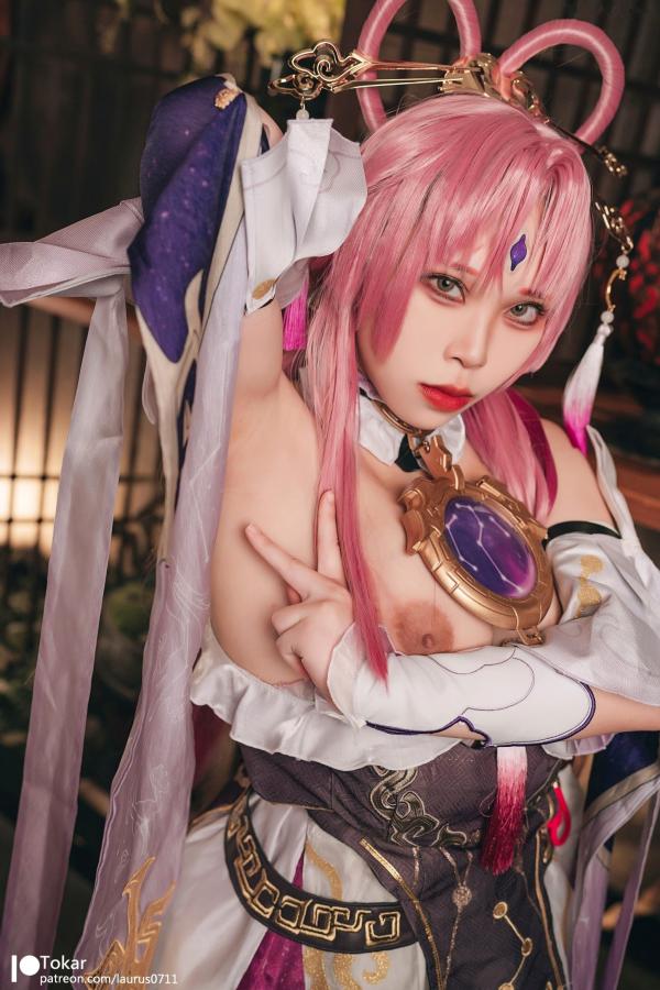    Tokar浵卡-崩坏星穹铁道符玄Cosplay私房照-性感大尺度动漫角色扮演第14张图片