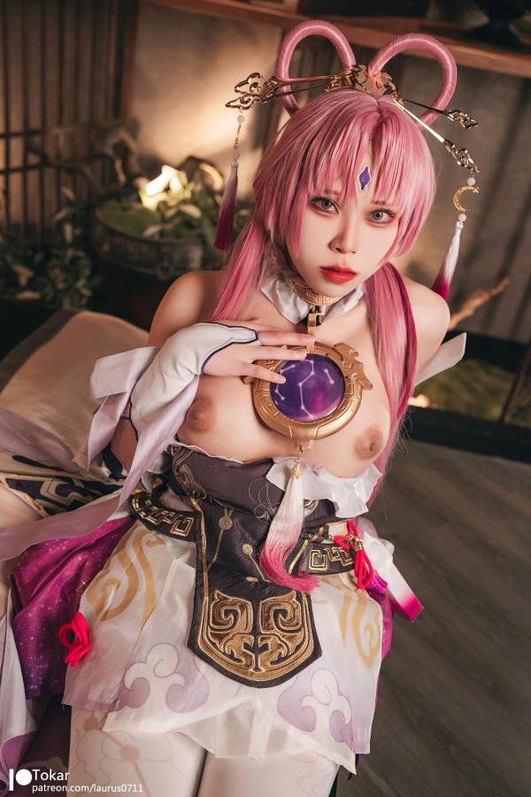    Tokar浵卡-崩坏星穹铁道符玄Cosplay私房照-性感大尺度动漫角色扮演第20张图片