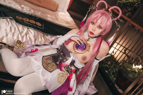    Tokar浵卡-崩坏星穹铁道符玄Cosplay私房照-性感大尺度动漫角色扮演第21张图片