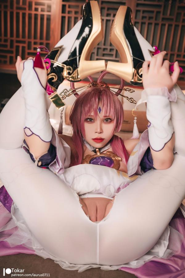    Tokar浵卡-崩坏星穹铁道符玄Cosplay私房照-性感大尺度动漫角色扮演第28张图片