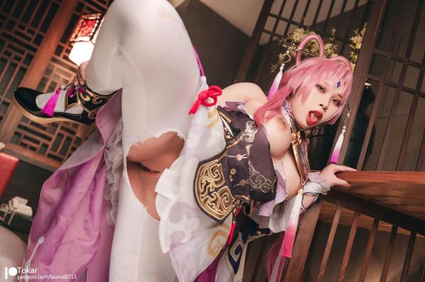    Tokar浵卡-崩坏星穹铁道符玄Cosplay私房照-性感大尺度动漫角色扮演第31张图片