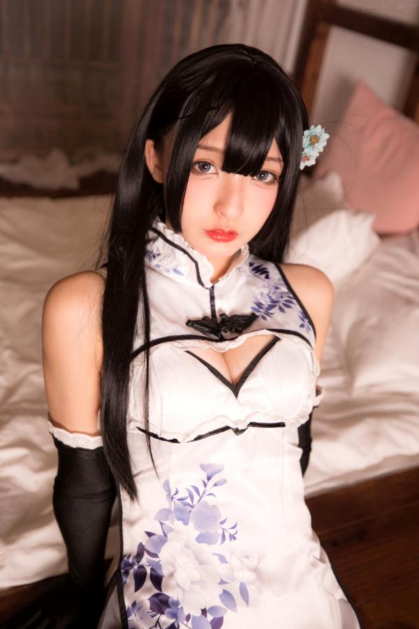    神楽坂真冬-004-艳娘幻梦谭-瓶儿角色扮演-纯欲旗袍COS私房照-精致美腿诱惑女神第8张图片