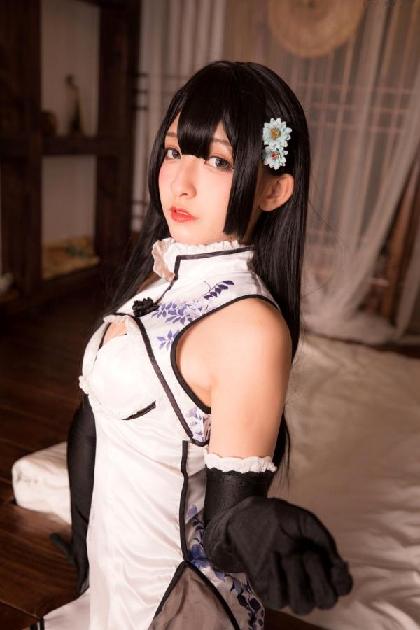    神楽坂真冬-004-艳娘幻梦谭-瓶儿角色扮演-纯欲旗袍COS私房照-精致美腿诱惑女神第12张图片