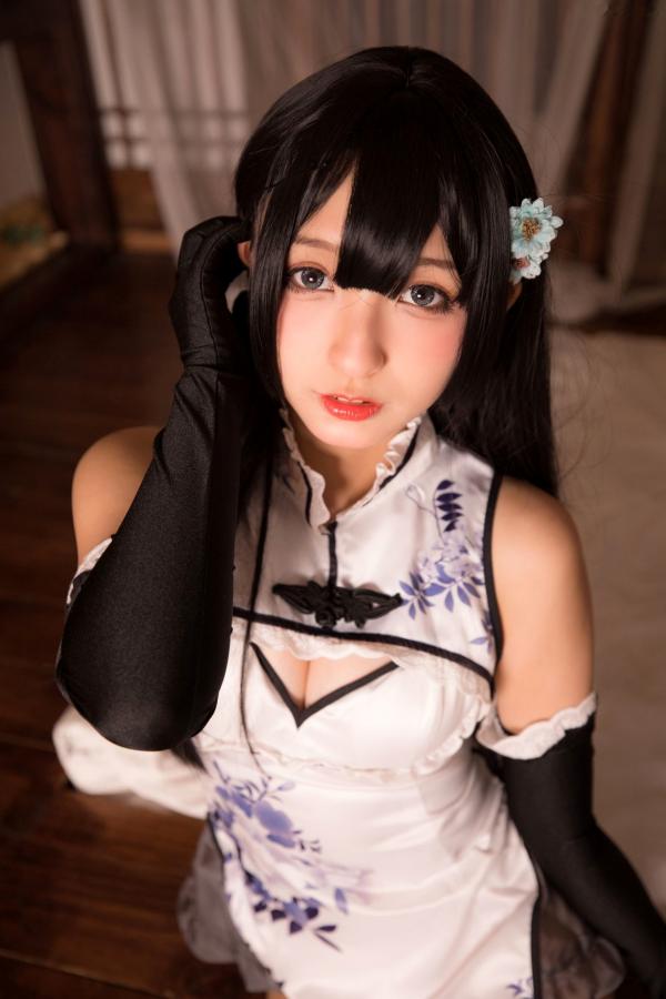    神楽坂真冬-004-艳娘幻梦谭-瓶儿角色扮演-纯欲旗袍COS私房照-精致美腿诱惑女神第26张图片