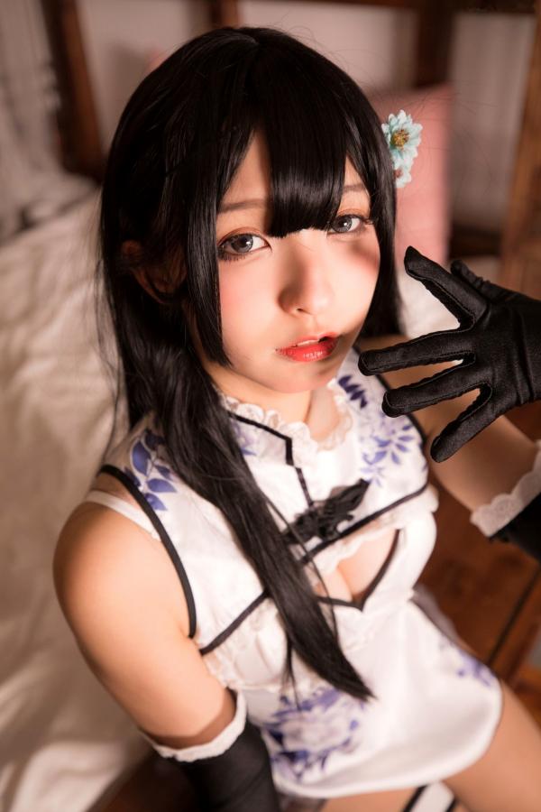   神楽坂真冬-004-艳娘幻梦谭-瓶儿角色扮演-纯欲旗袍COS私房照-精致美腿诱惑女神第40张图片