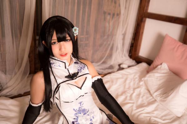    神楽坂真冬-004-艳娘幻梦谭-瓶儿角色扮演-纯欲旗袍COS私房照-精致美腿诱惑女神第50张图片