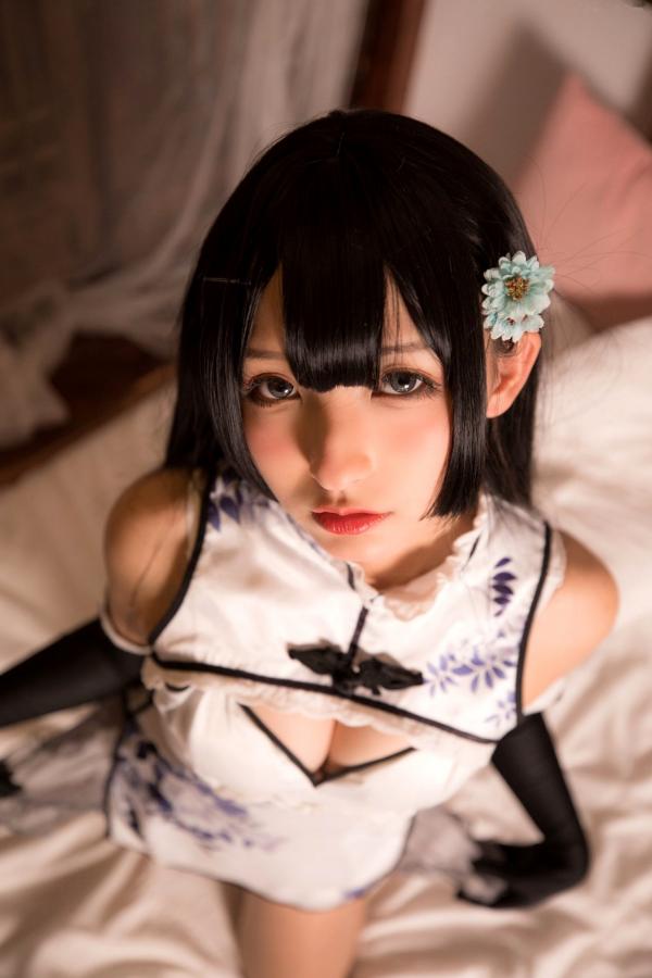    神楽坂真冬-004-艳娘幻梦谭-瓶儿角色扮演-纯欲旗袍COS私房照-精致美腿诱惑女神第138张图片