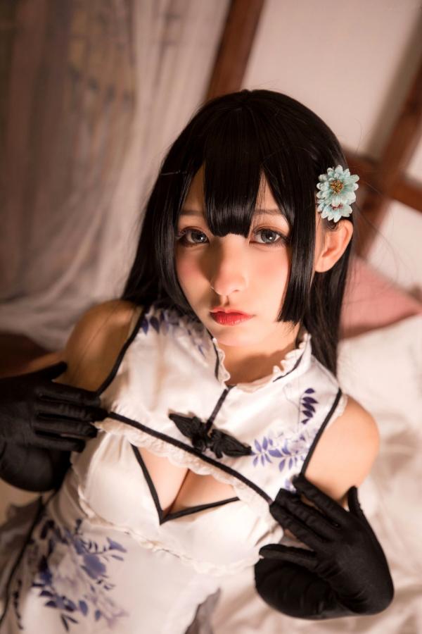   神楽坂真冬-004-艳娘幻梦谭-瓶儿角色扮演-纯欲旗袍COS私房照-精致美腿诱惑女神第140张图片