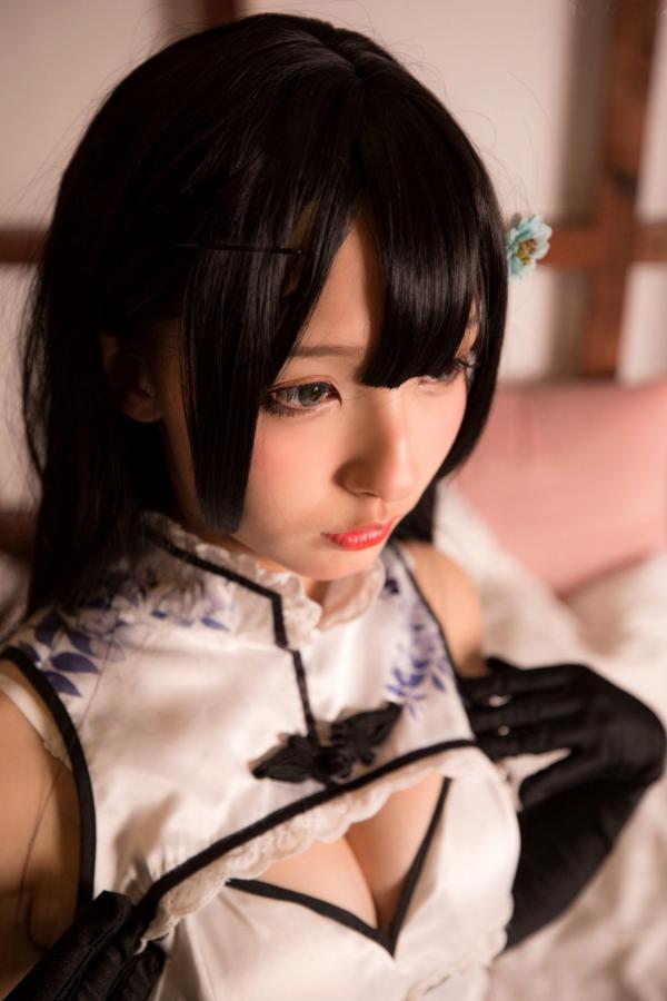    神楽坂真冬-004-艳娘幻梦谭-瓶儿角色扮演-纯欲旗袍COS私房照-精致美腿诱惑女神第141张图片