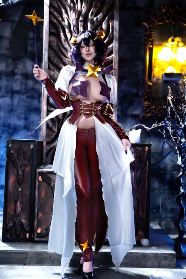    清水由乃《憧憬成为魔法少女》柊舞缇娜×阿良河琪舞角色扮演，暗黑风格大尺度写真，极致身材诱惑火辣出镜 [71P]第1张图片