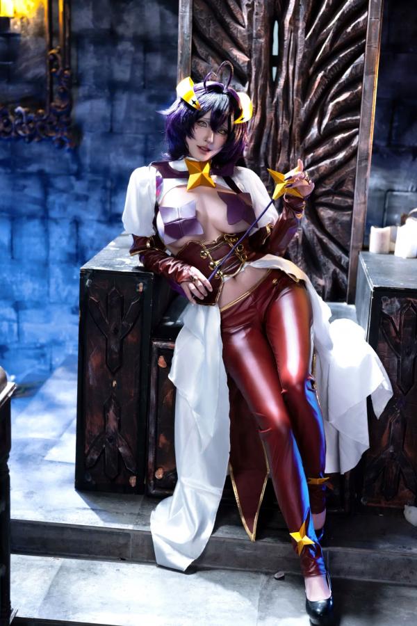    清水由乃《憧憬成为魔法少女》柊舞缇娜×阿良河琪舞角色扮演，暗黑风格大尺度写真，极致身材诱惑火辣出镜 [71P]第4张图片