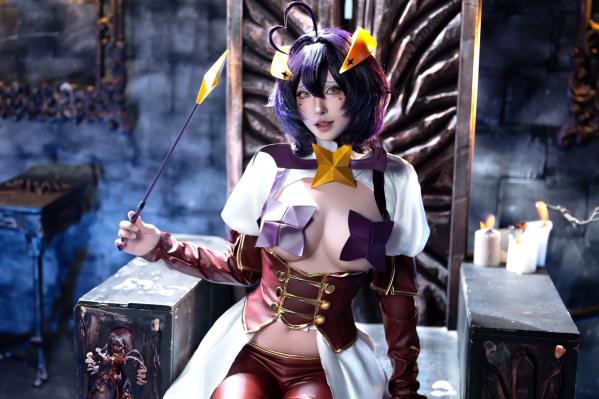    清水由乃《憧憬成为魔法少女》柊舞缇娜×阿良河琪舞角色扮演，暗黑风格大尺度写真，极致身材诱惑火辣出镜 [71P]第16张图片