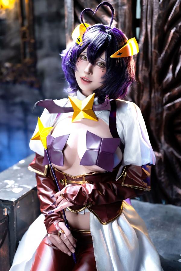    清水由乃《憧憬成为魔法少女》柊舞缇娜×阿良河琪舞角色扮演，暗黑风格大尺度写真，极致身材诱惑火辣出镜 [71P]第19张图片