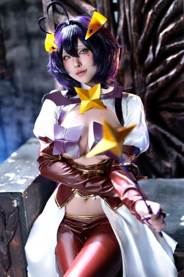    清水由乃《憧憬成为魔法少女》柊舞缇娜×阿良河琪舞角色扮演，暗黑风格大尺度写真，极致身材诱惑火辣出镜 [71P]第21张图片