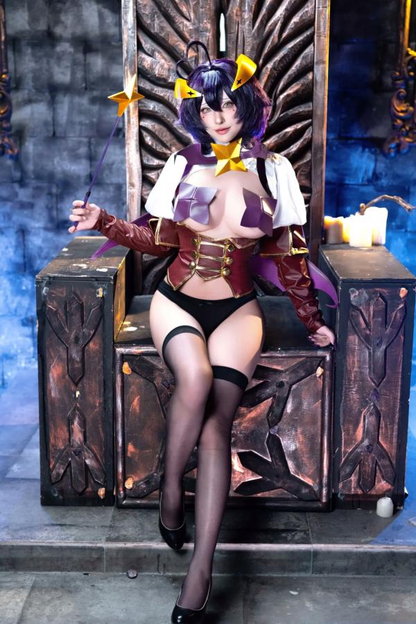    清水由乃《憧憬成为魔法少女》柊舞缇娜×阿良河琪舞角色扮演，暗黑风格大尺度写真，极致身材诱惑火辣出镜 [71P]第36张图片