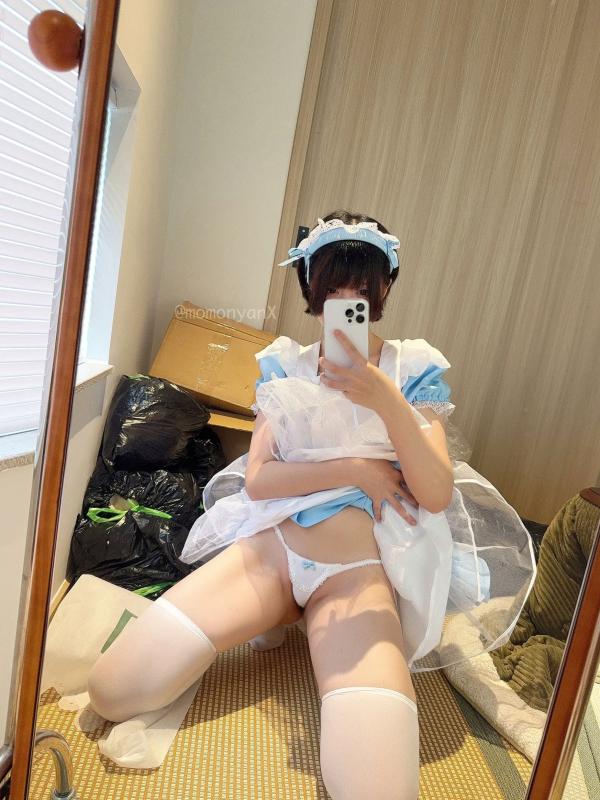    NAGISA魔物喵Cosplay：垃圾屋清理中的软萌女仆，甜美俏皮与诱惑私房写真第11张图片