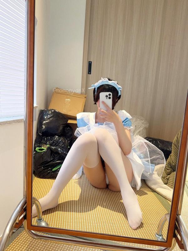    NAGISA魔物喵Cosplay：垃圾屋清理中的软萌女仆，甜美俏皮与诱惑私房写真第12张图片