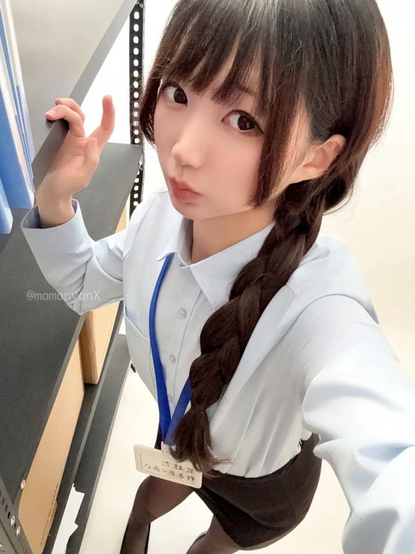    NAGISA魔物喵[fantia]OL制服诱惑，办公室职场角色扮演，甜美可爱与黑丝美腿的极致碰撞[15P]第6张图片