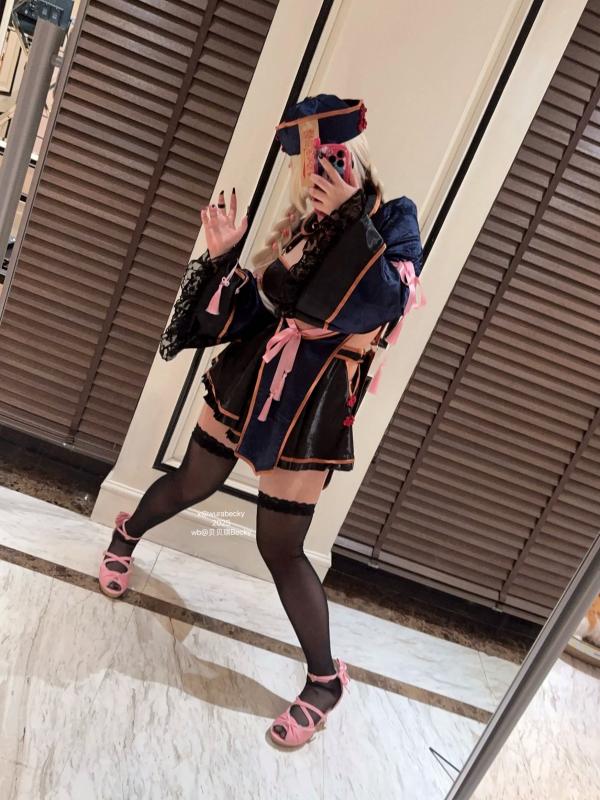    贝贝琪Becky - 邪魅瞌睡僵尸Cosplay大尺度写真，中式元素碰撞极限性感与诱惑第23张图片