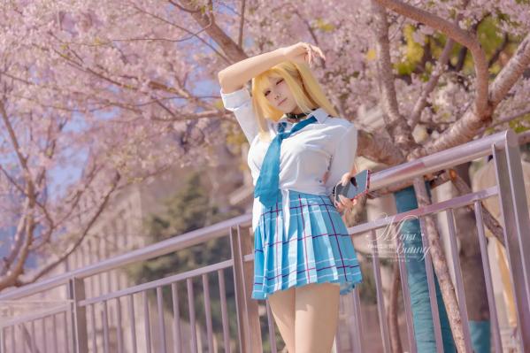    咬一口兔娘 - 喜多川海梦校服私房COS，教室主题大胆诱惑视觉大片 [76P]第6张图片