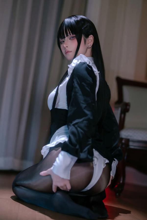   屿鱼 黑丝修女角色扮演私房写真，极致诱惑的高跟美腿，呈现禁忌与性感完美交织的视觉盛宴 [40P]第36张图片