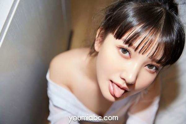    YouMi尤蜜 尹兒《私藏白月光》纯欲风白色衬衫私房写真第28张图片