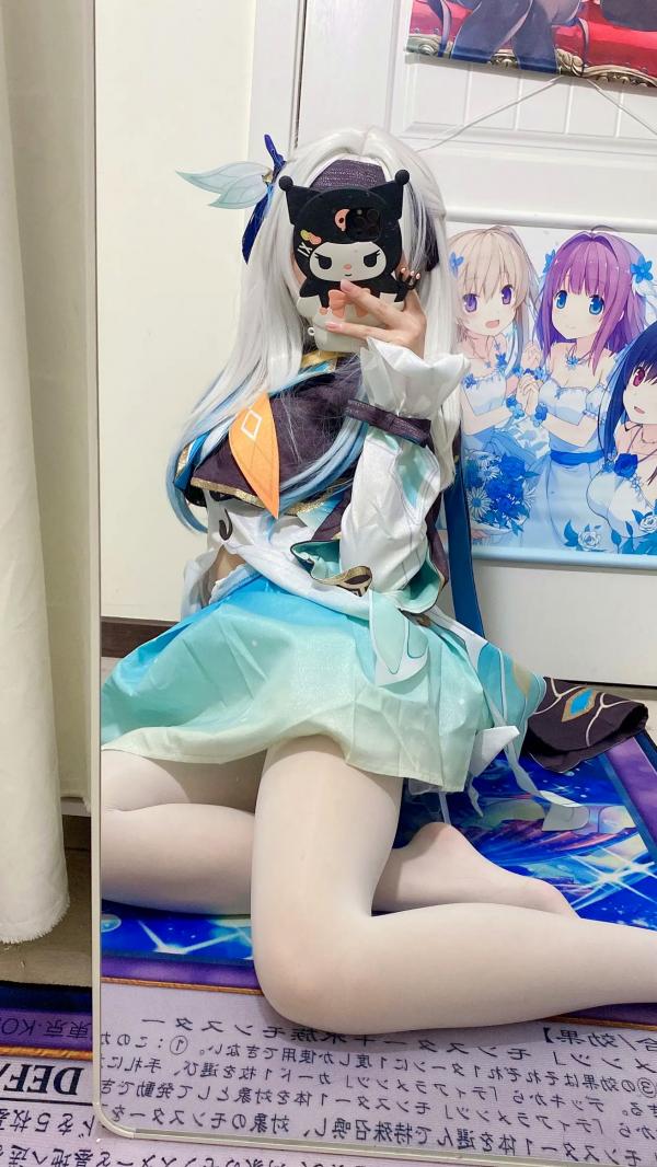    白栎Shirly - 流萤 Firefly 崩坏星穹铁道Cosplay镜面自拍丝袜私房写真 [76P]第2张图片