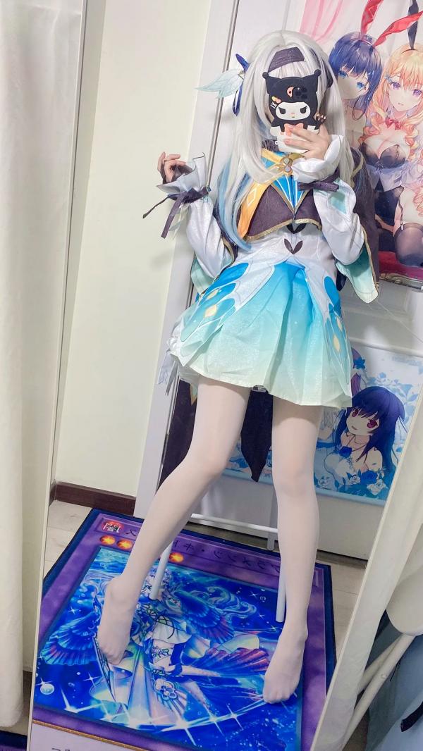    白栎Shirly - 流萤 Firefly 崩坏星穹铁道Cosplay镜面自拍丝袜私房写真 [76P]第3张图片