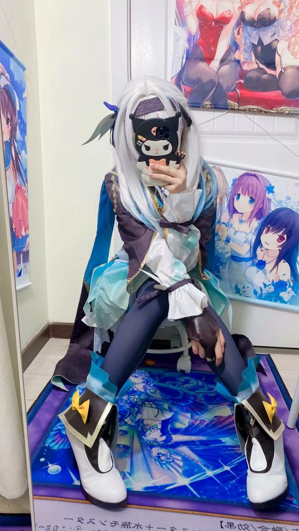    白栎Shirly - 流萤 Firefly 崩坏星穹铁道Cosplay镜面自拍丝袜私房写真 [76P]第4张图片