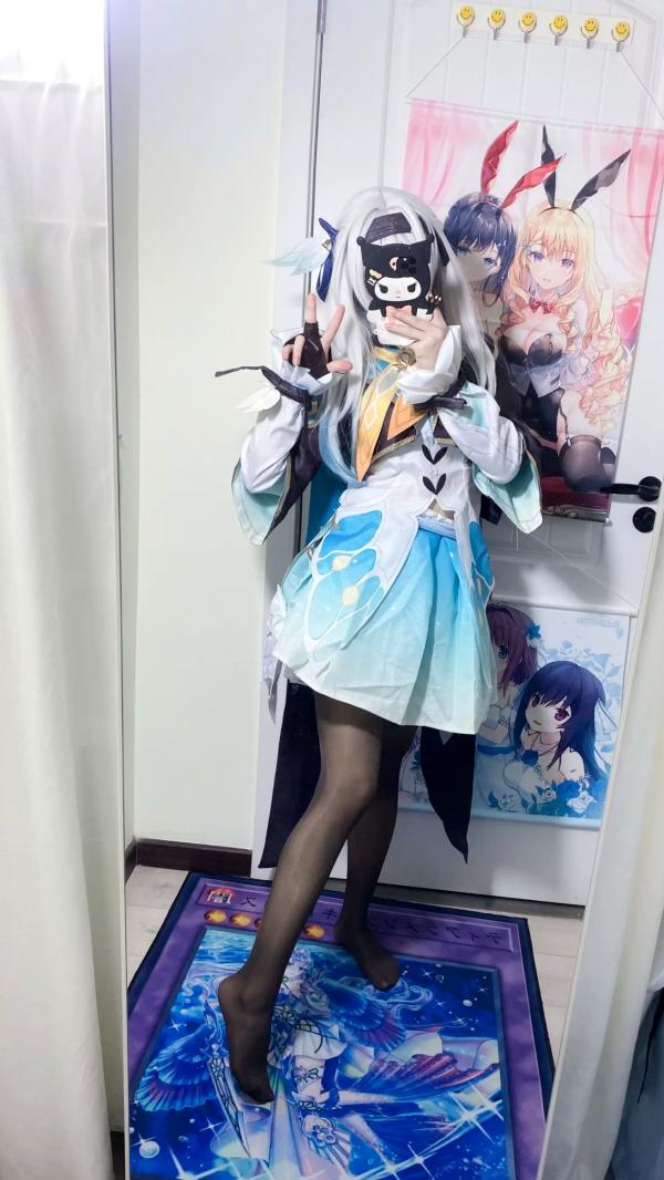    白栎Shirly - 流萤 Firefly 崩坏星穹铁道Cosplay镜面自拍丝袜私房写真 [76P]第5张图片