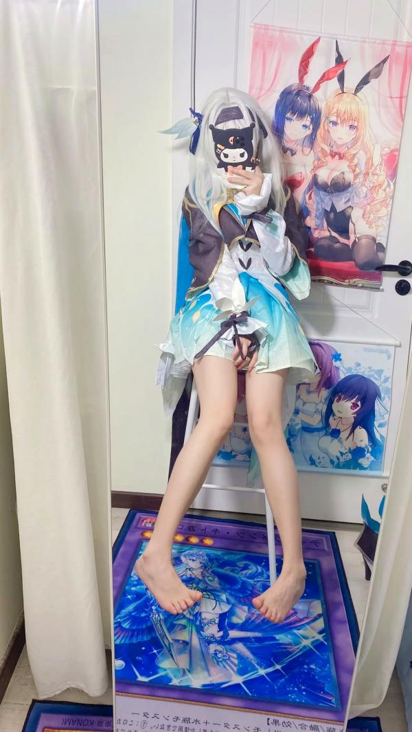    白栎Shirly - 流萤 Firefly 崩坏星穹铁道Cosplay镜面自拍丝袜私房写真 [76P]第6张图片