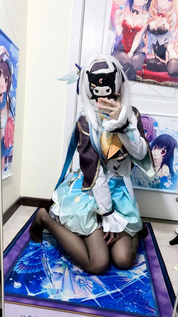    白栎Shirly - 流萤 Firefly 崩坏星穹铁道Cosplay镜面自拍丝袜私房写真 [76P]第8张图片