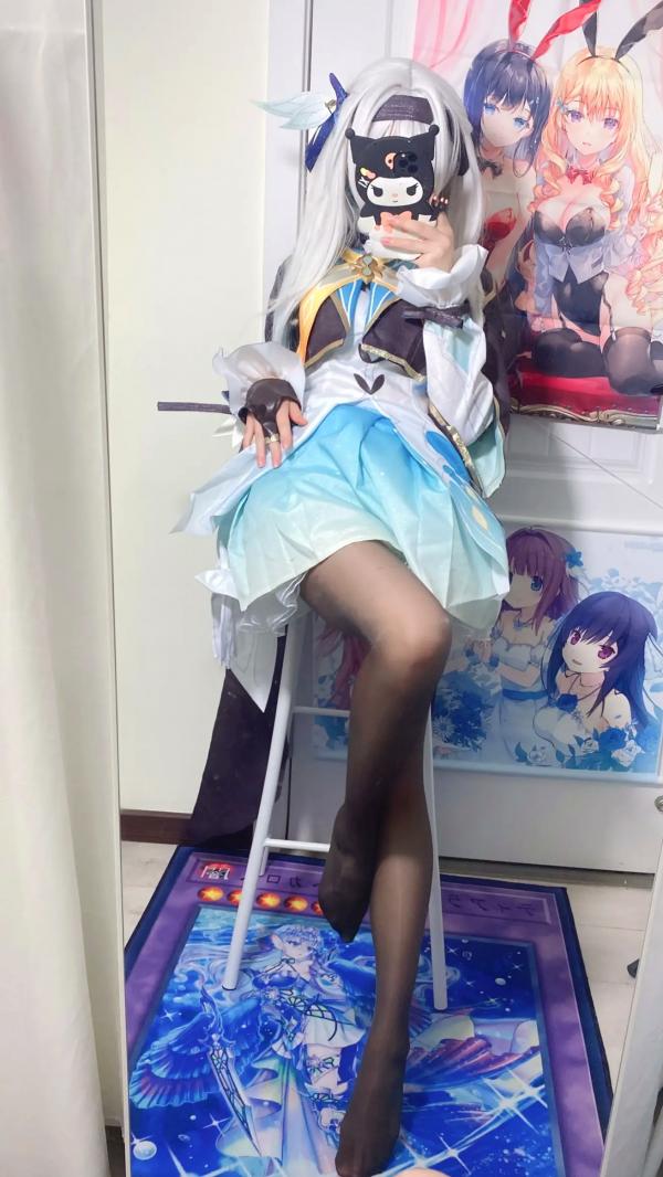    白栎Shirly - 流萤 Firefly 崩坏星穹铁道Cosplay镜面自拍丝袜私房写真 [76P]第13张图片