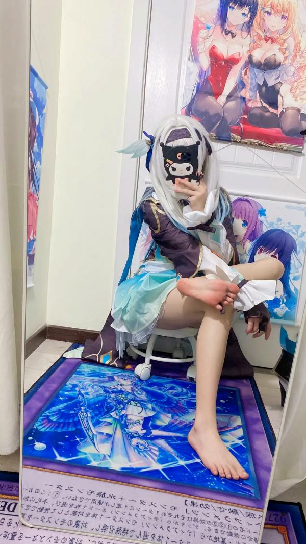    白栎Shirly - 流萤 Firefly 崩坏星穹铁道Cosplay镜面自拍丝袜私房写真 [76P]第14张图片