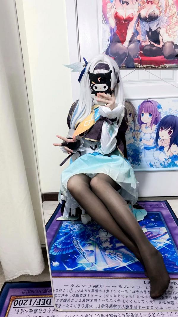    白栎Shirly - 流萤 Firefly 崩坏星穹铁道Cosplay镜面自拍丝袜私房写真 [76P]第15张图片