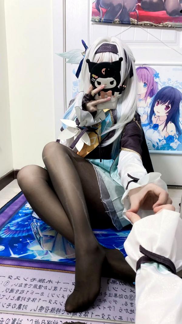    白栎Shirly - 流萤 Firefly 崩坏星穹铁道Cosplay镜面自拍丝袜私房写真 [76P]第16张图片