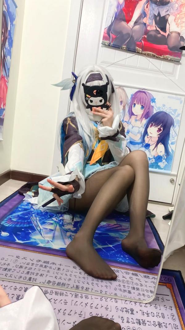    白栎Shirly - 流萤 Firefly 崩坏星穹铁道Cosplay镜面自拍丝袜私房写真 [76P]第17张图片
