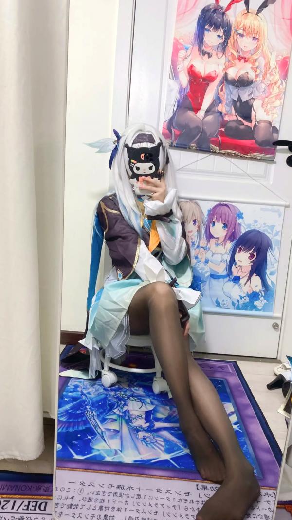    白栎Shirly - 流萤 Firefly 崩坏星穹铁道Cosplay镜面自拍丝袜私房写真 [76P]第18张图片