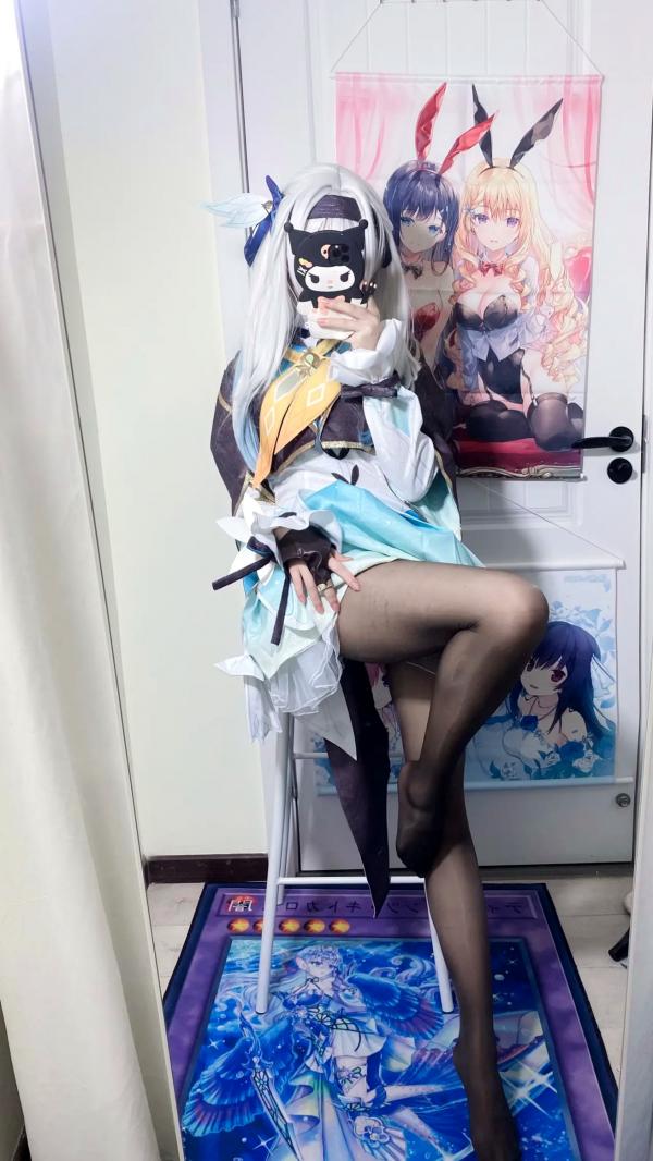    白栎Shirly - 流萤 Firefly 崩坏星穹铁道Cosplay镜面自拍丝袜私房写真 [76P]第21张图片