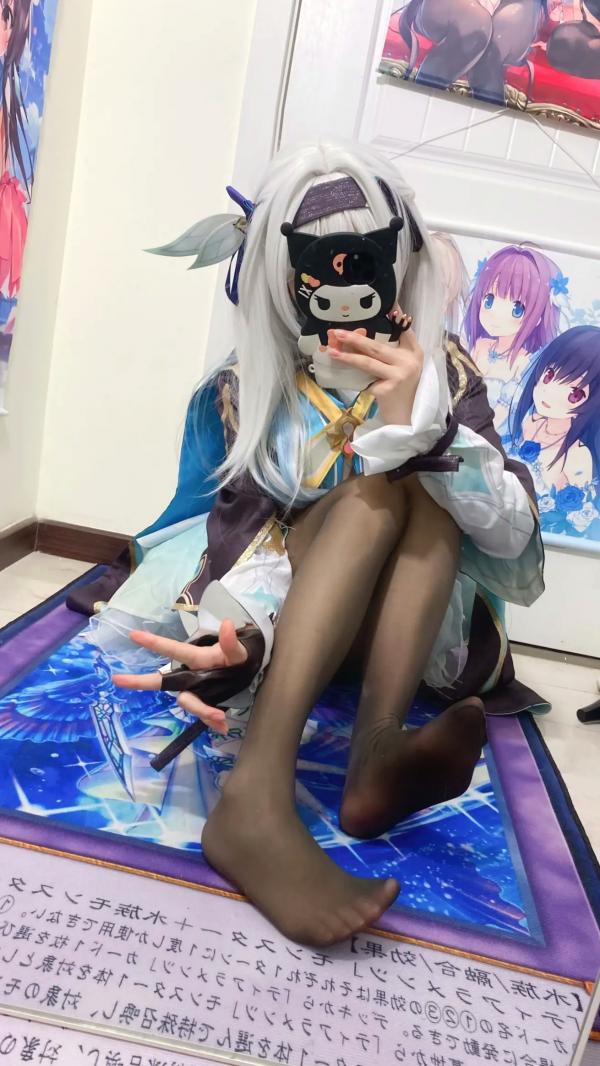    白栎Shirly - 流萤 Firefly 崩坏星穹铁道Cosplay镜面自拍丝袜私房写真 [76P]第22张图片