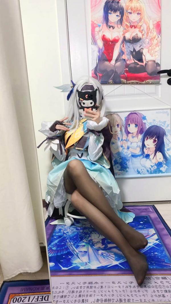    白栎Shirly - 流萤 Firefly 崩坏星穹铁道Cosplay镜面自拍丝袜私房写真 [76P]第26张图片