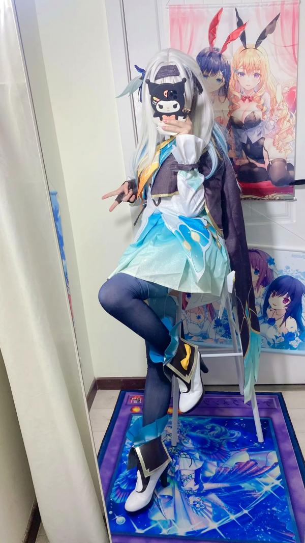    白栎Shirly - 流萤 Firefly 崩坏星穹铁道Cosplay镜面自拍丝袜私房写真 [76P]第28张图片