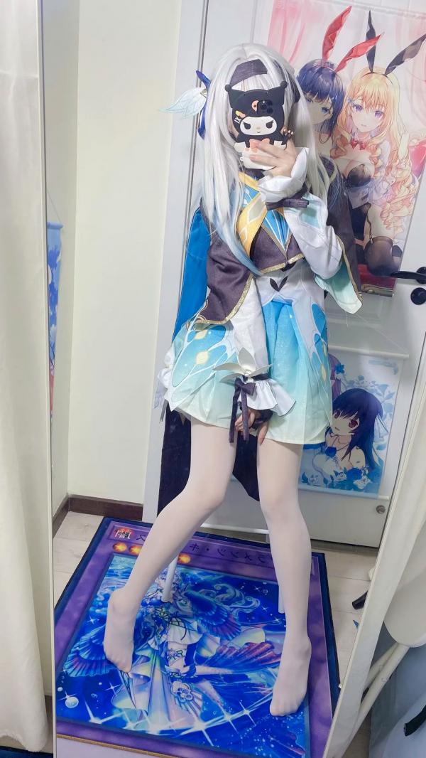    白栎Shirly - 流萤 Firefly 崩坏星穹铁道Cosplay镜面自拍丝袜私房写真 [76P]第30张图片