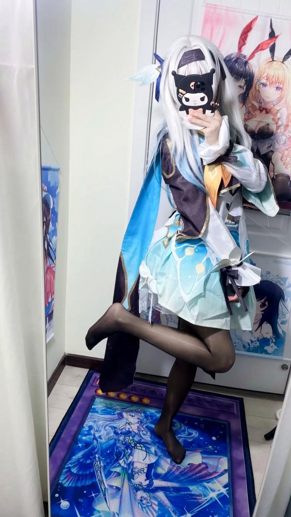   白栎Shirly - 流萤 Firefly 崩坏星穹铁道Cosplay镜面自拍丝袜私房写真 [76P]第31张图片