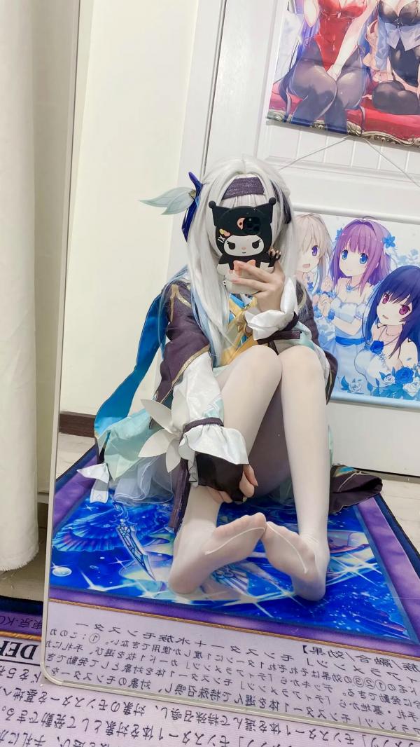    白栎Shirly - 流萤 Firefly 崩坏星穹铁道Cosplay镜面自拍丝袜私房写真 [76P]第32张图片